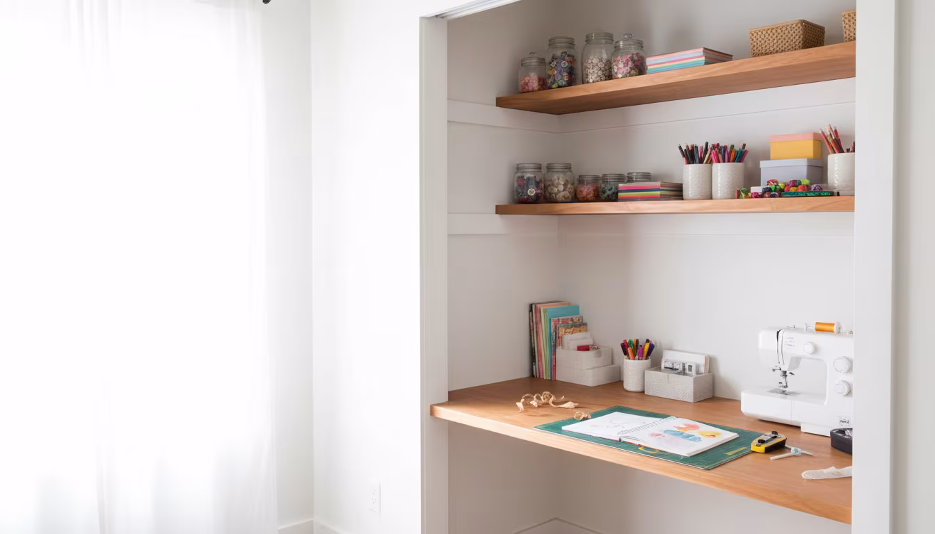 How to Convert a Regular Closet into a Functional Home Office