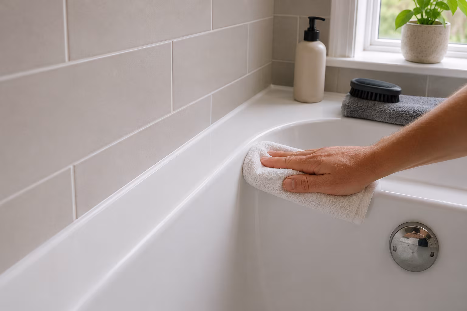 Bathtub Resealing: When Silicone Beats Caulk and Vice Versa - Maintenance after a fresh seal section detail