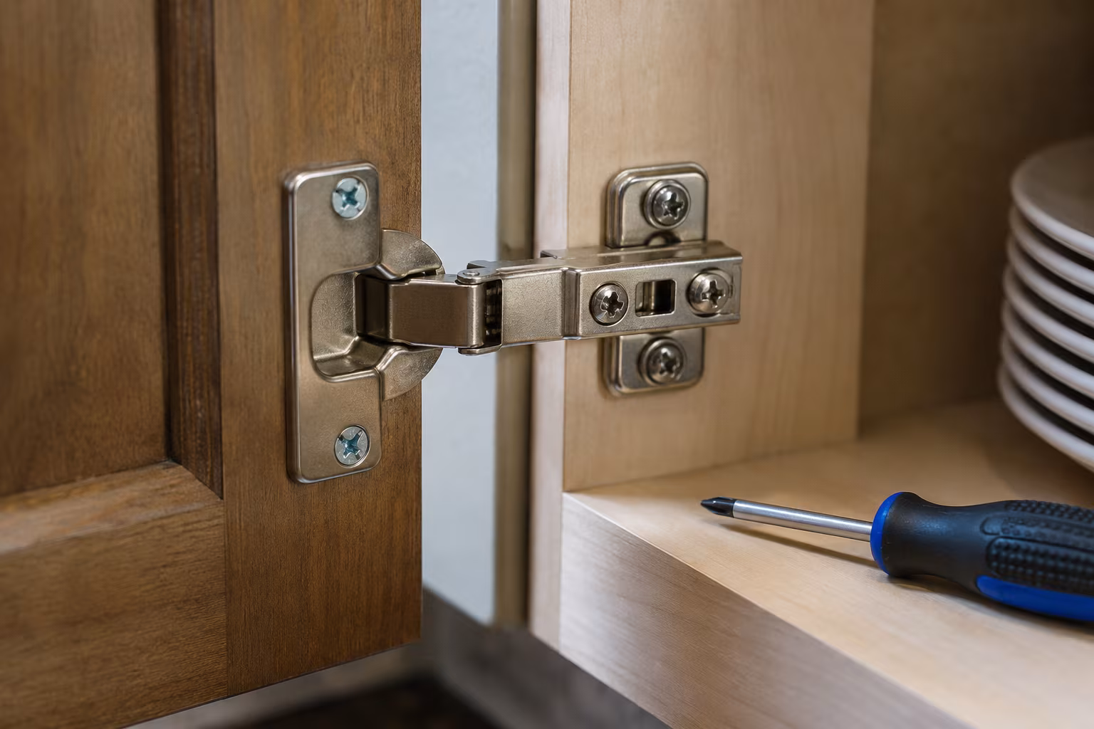 Cabinet Hinge Adjustment: Side, Depth, and Height Fix
