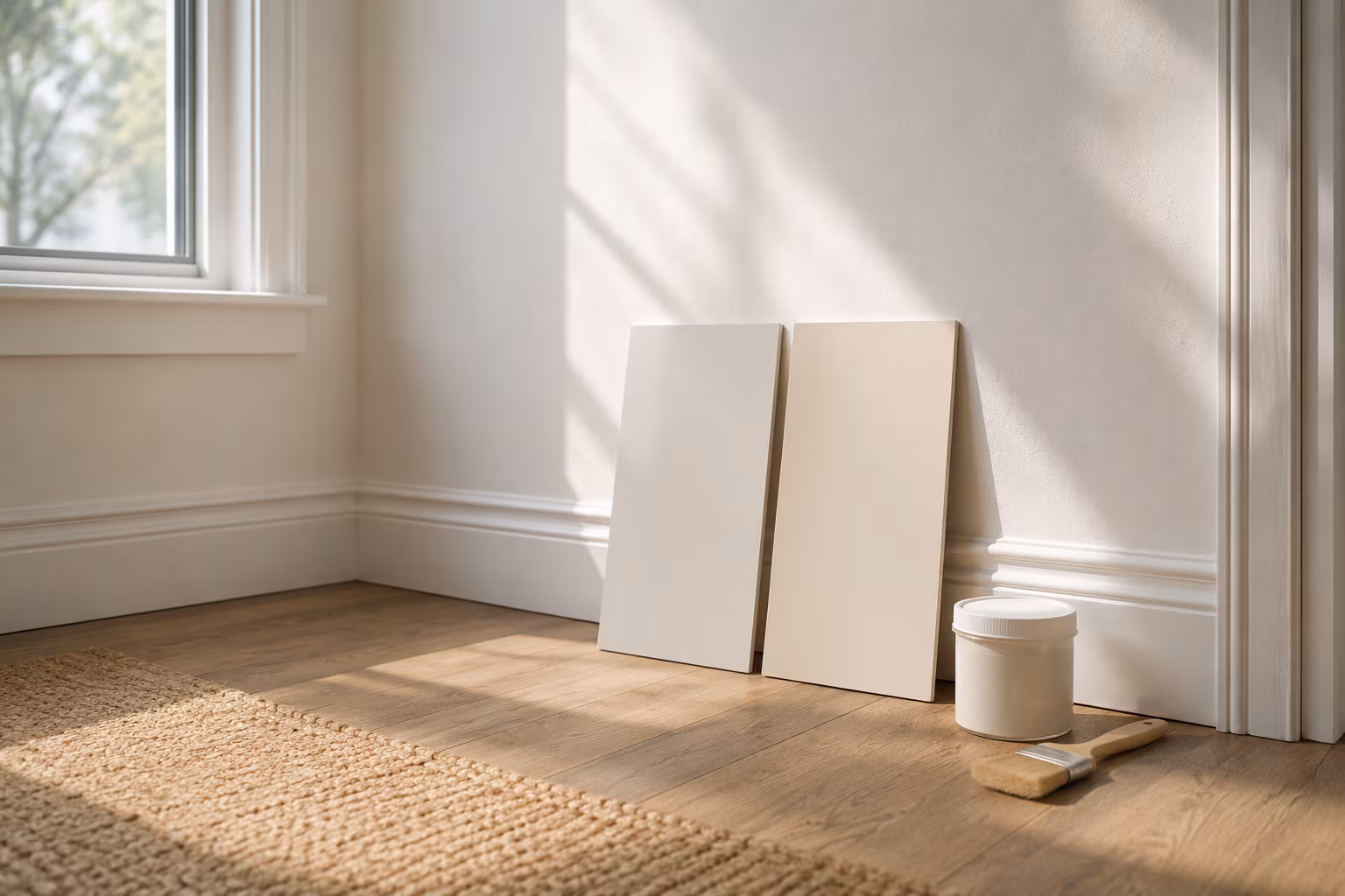 Color-Match Trim Paint to Existing Off-White Walls