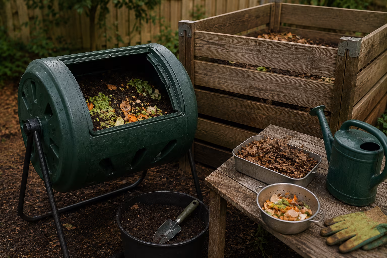 Compost Tumbler vs Static Bin: Which to Choose - Tumbler maintenance section detail
