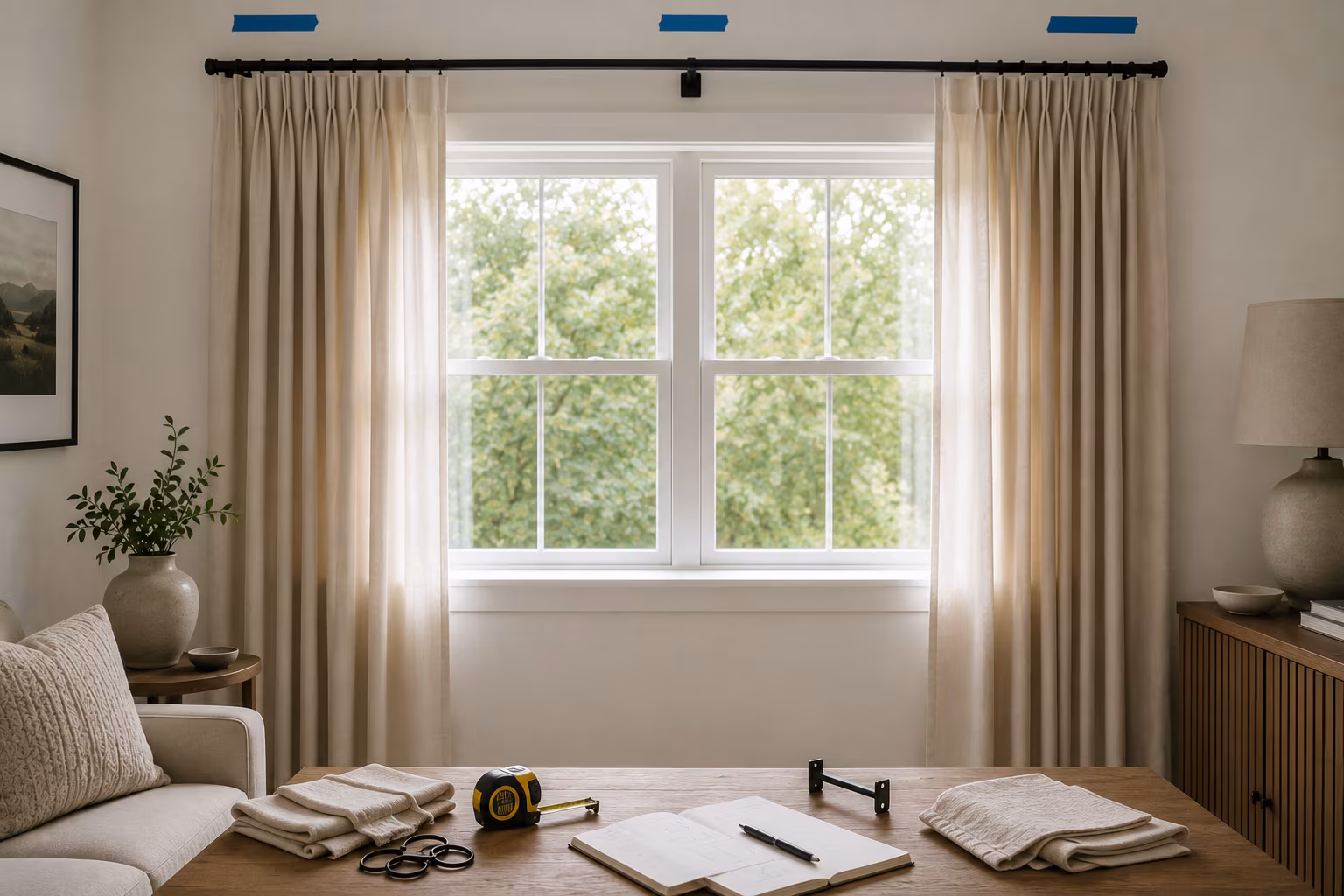How Far to Extend Curtain Rods Past the Window Frame - Common mistakes you can fix without rehanging section detail