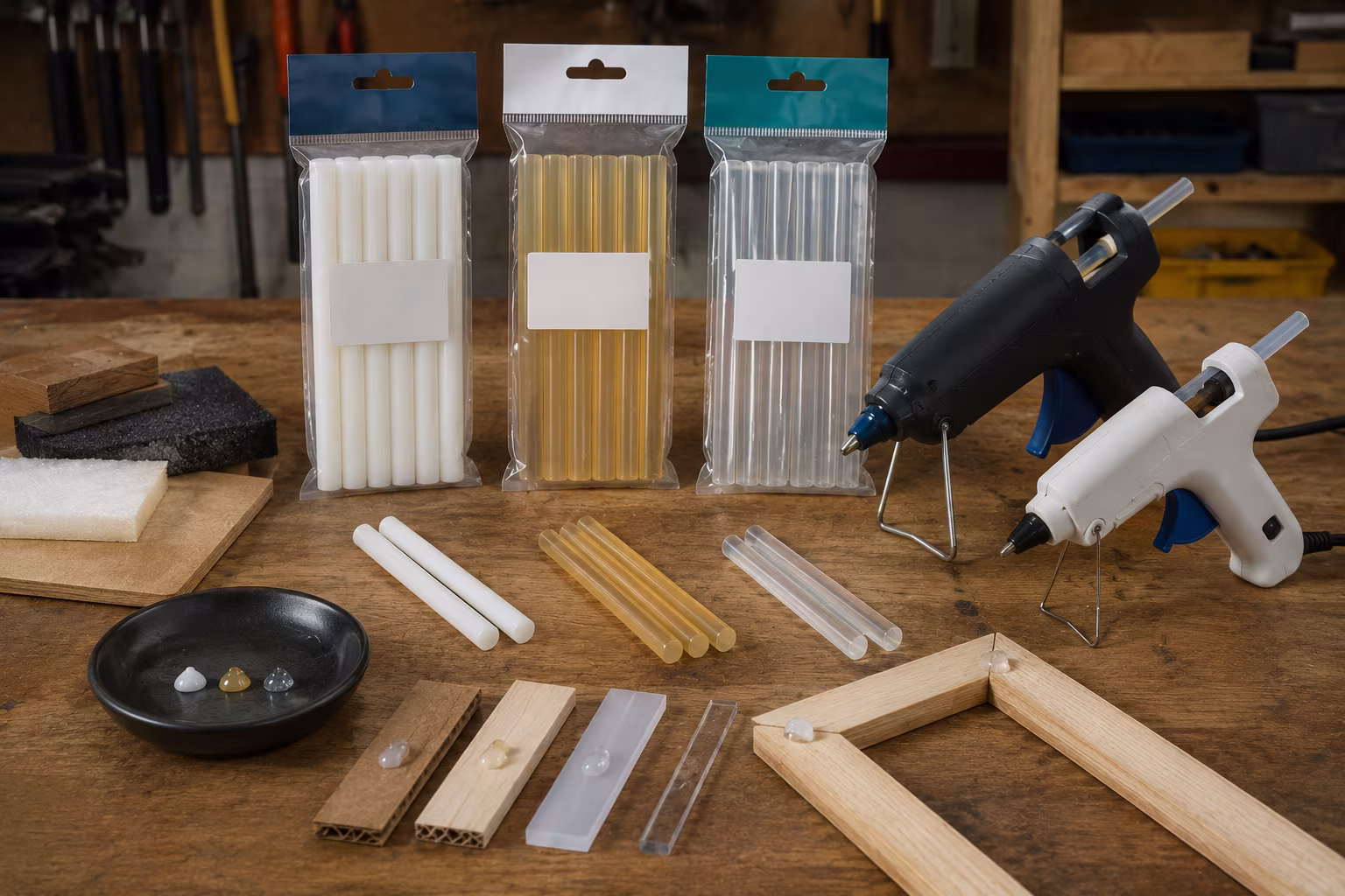 Hot Glue Sticks Compared: Low-Temp, High-Temp, Specialty - All-temp / dual-temp sticks section detail