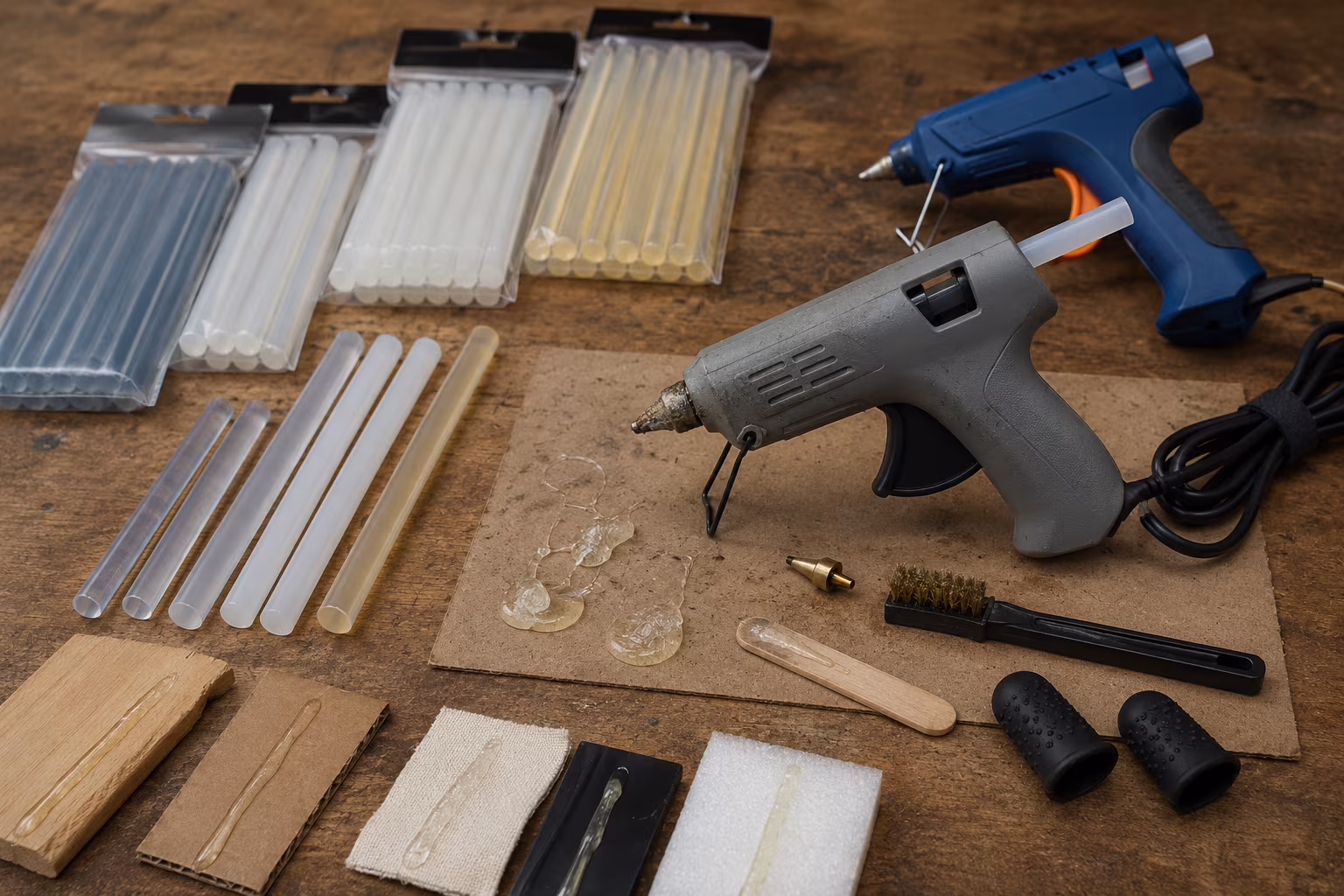Hot Glue Sticks Compared: Low-Temp, High-Temp, Specialty - Gun maintenance and lifespan section detail