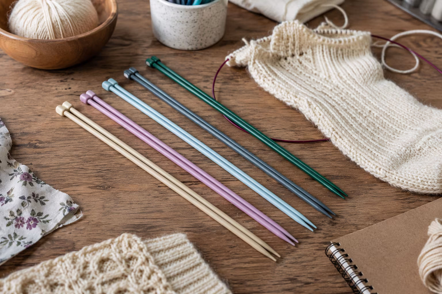 Knitting Needle Materials Compared: Wood vs Metal vs Plastic - Plastic needles section detail