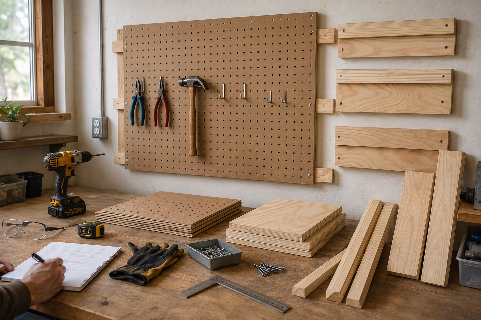 Pegboard vs French Cleat: The Honest Tool Wall Choice - Cost in materials and time section detail