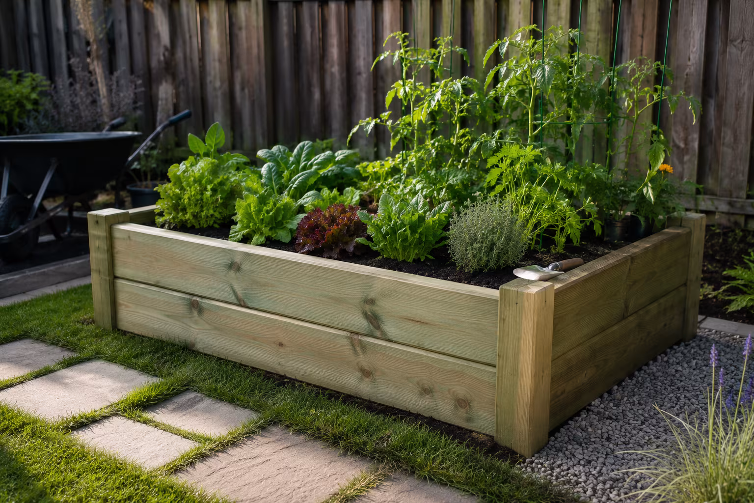 Pressure-Treated vs Cedar for a Small Raised Garden Bed - Pressure-treated's advantages section detail