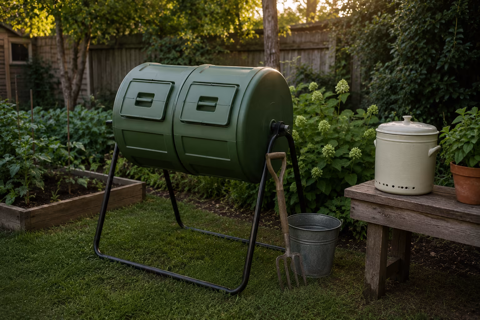 Small-Yard Composting Without Smell or Pests Attracting
