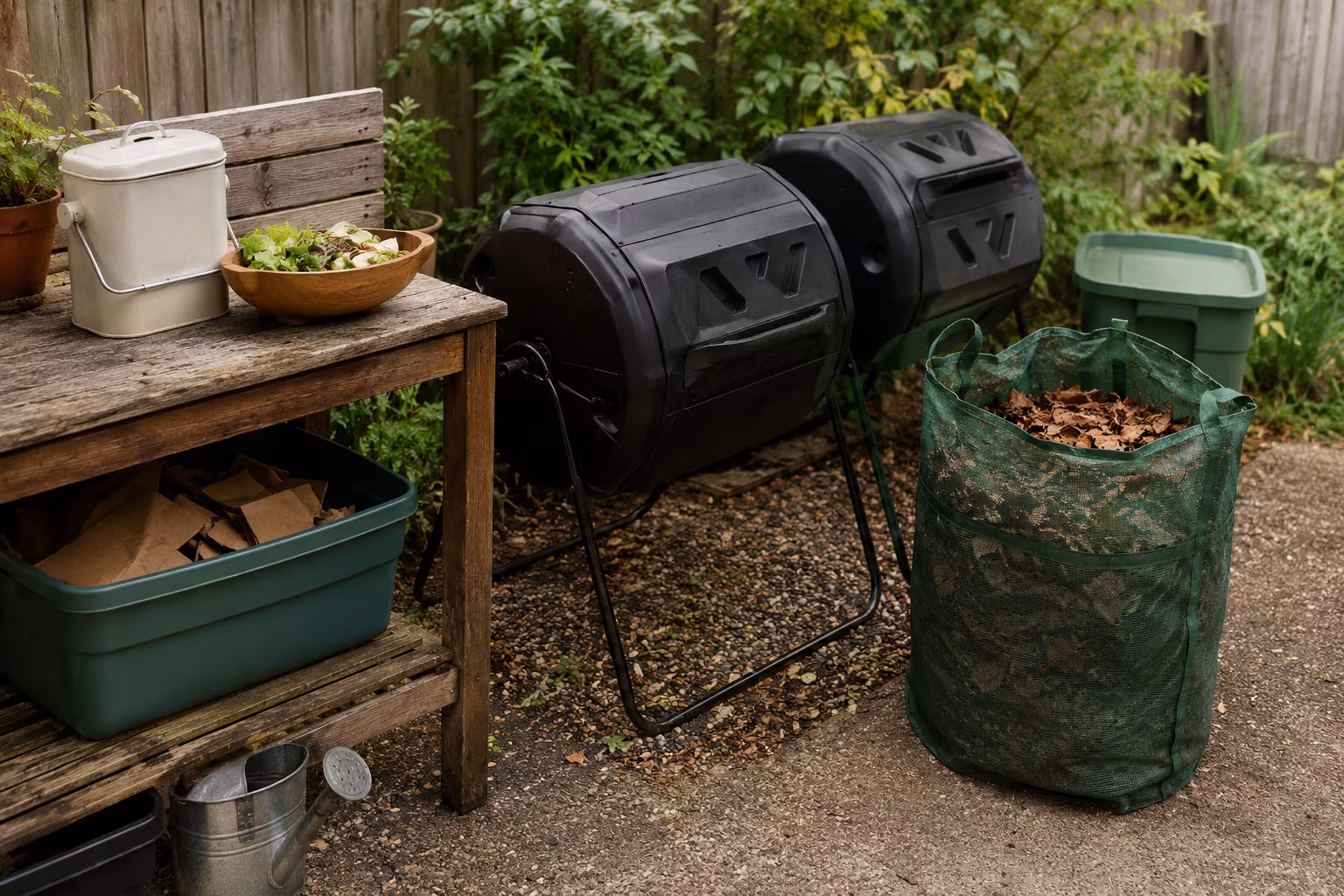 Small-Yard Composting Without Smell or Pests Attracting - Long-term system improvements section detail