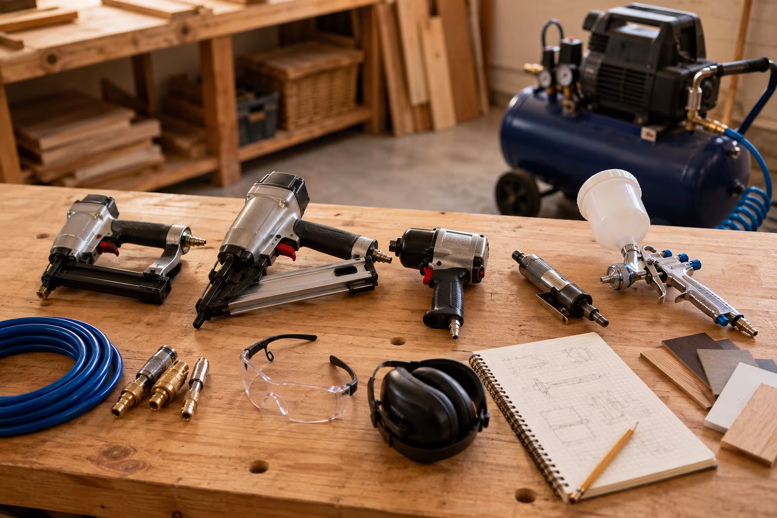 Workshop Air Compressor Sizing: CFM and SCFM - Calculating Required CFM section detail