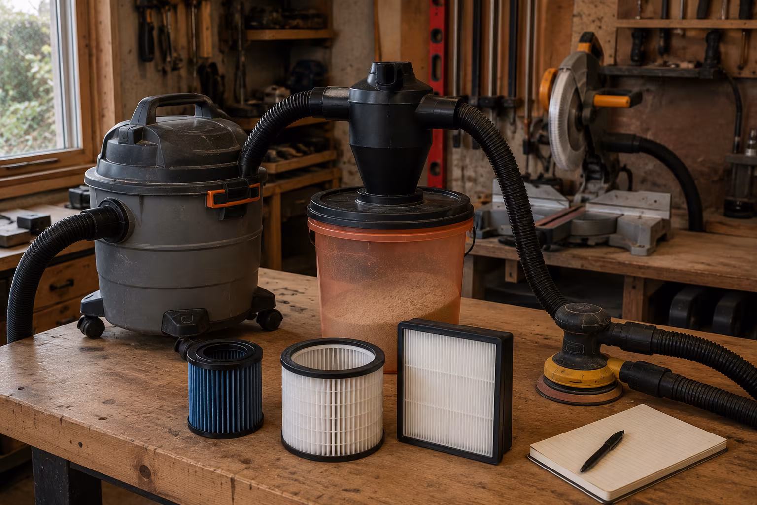 Workshop Dust Collection on a Tight Budget: Real Options - HEPA filter — what it does and doesn't section detail